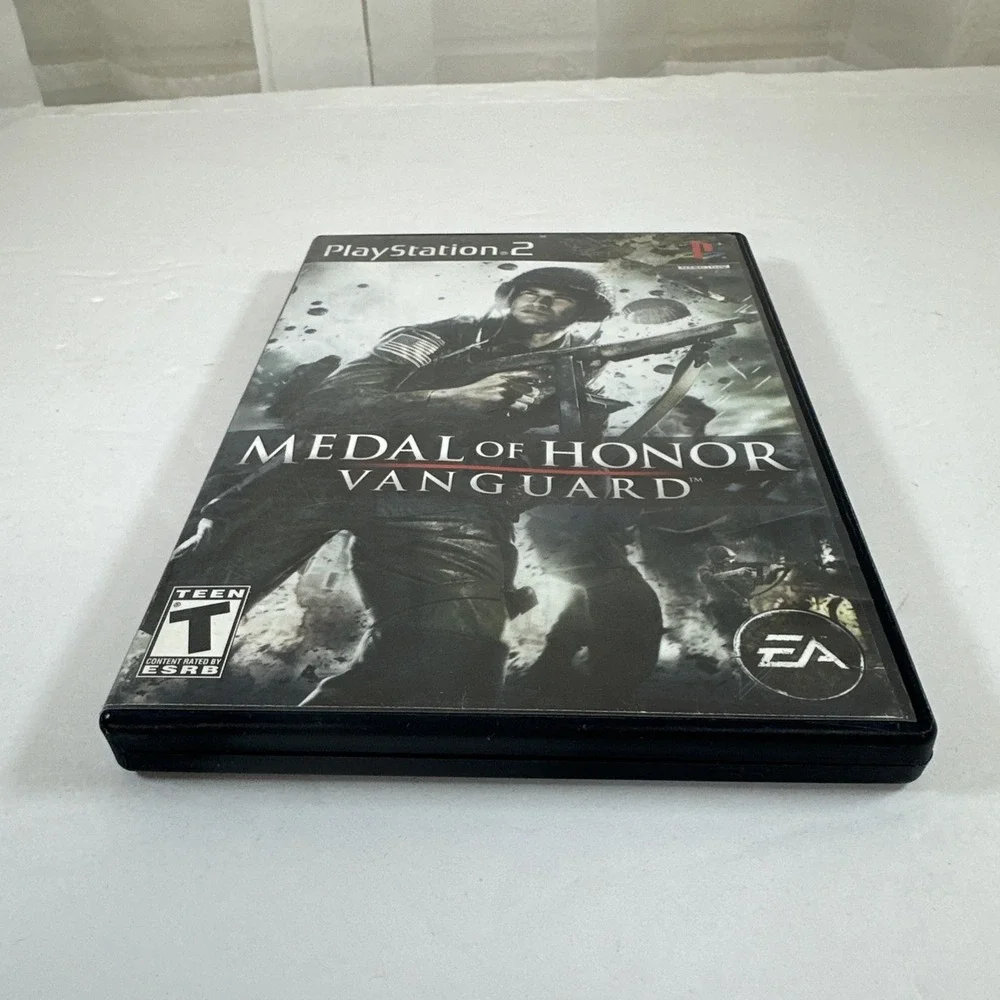 Medal of Honor: Vanguard Sony PlayStation 2 PS2 + Manual Used 2007